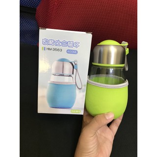全新生活用品 / 企鵝胖胖玻璃杯 / 運動水壺 / 運動水杯 / 隨身泡茶杯 400ml
