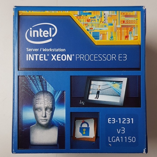 Intel Xeon E3-1231 v3 CPU 附原廠銅芯散熱風扇 原廠盒裝 1150腳位 2手良品