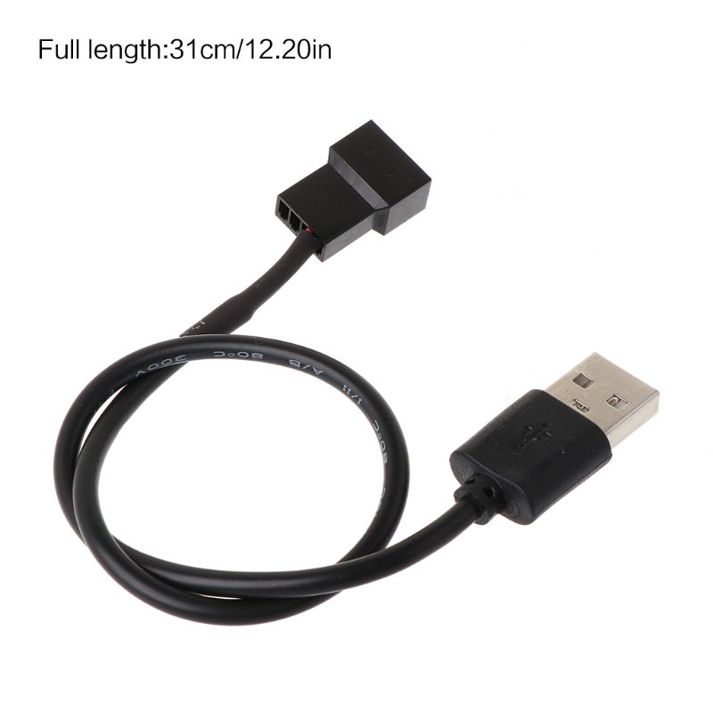 Dou 現貨 1個 Usb轉4pin風扇轉接線 蝦皮購物