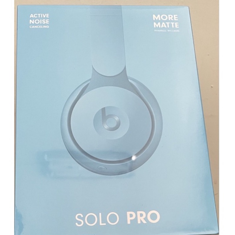 Beats Solo Pro Wireless 頭戴式降噪耳機 - 淡藍色