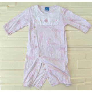 麗嬰房-莫代爾棉/長袖連身衣（3M)(薄款)