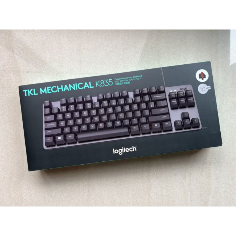 Logitech TKL MECHANICAL K835 有線鋁合金鍵盤 繁體中文