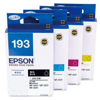 原廠EPSON T193450 墨水匣 193 黃色