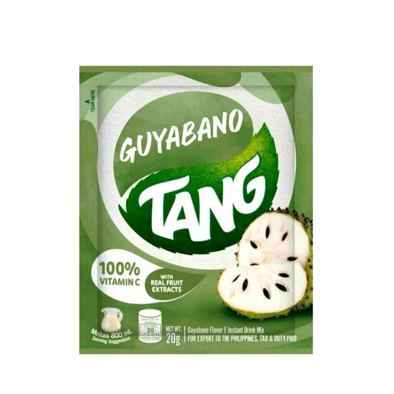 菲律賓 Tang powder drink  Guyabano 刺果番荔枝口味 飲料粉 12X19g/1包