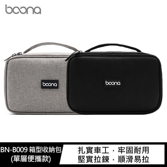 【妮可3C】baona BN-B009 箱型收納包(單層便攜款)
