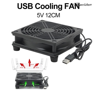 【時美3C】USB 介面路由器散熱風扇架 5V 12CM 機頂盒寬頻貓散熱風扇