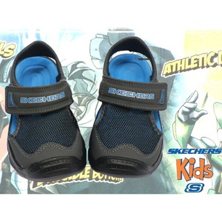 促銷品 SKECHERS 幼童款運動休閒男童涼鞋k89i 92190NCHAR 25njy6