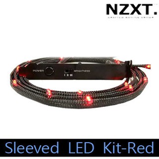 小白的生活工場*NZXT Sleeved LED Kit-Red 機殼用LED燈條 (紅) 200CM/24 LEDs