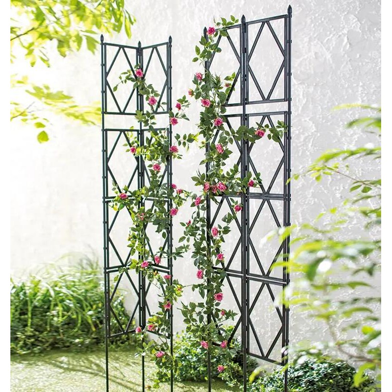 好萊屋 隔斷攀爬戶外爬藤植物花支架屏風花架種植網格架藤架爬杆花盆園藝 蝦皮購物