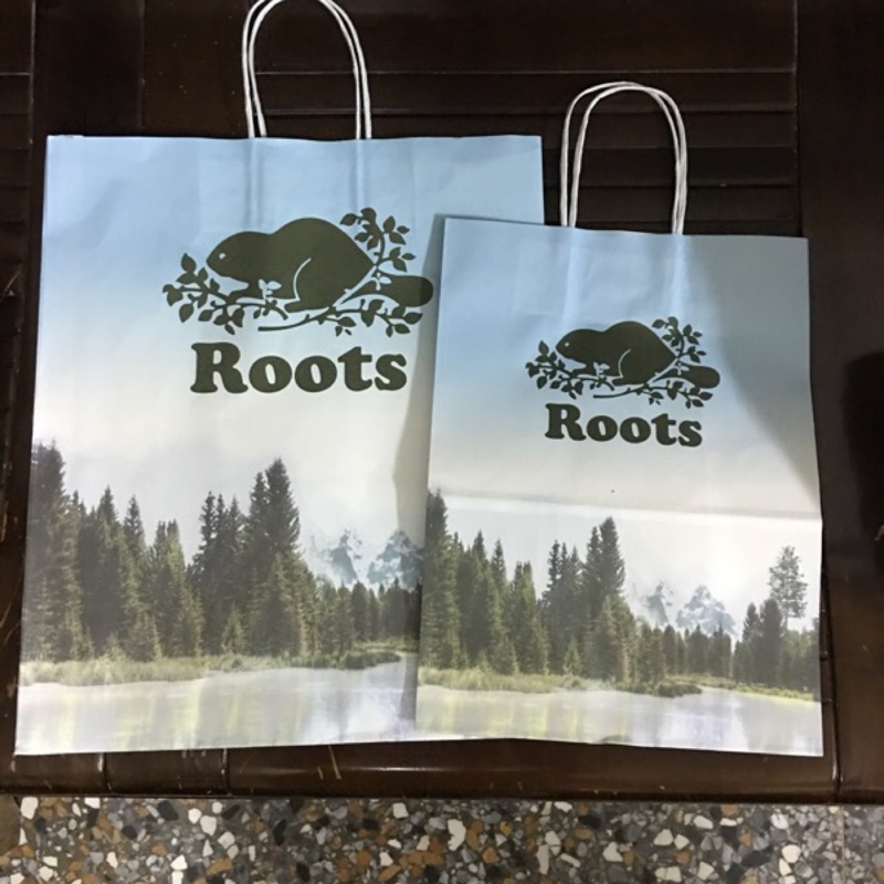 🇨🇦 Roots 🇨🇦 紙袋 📢 買ㄧ送一