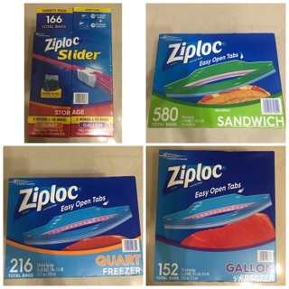 Ziploc 雙層夾鏈冷凍保鮮袋夾鏈袋各種尺寸