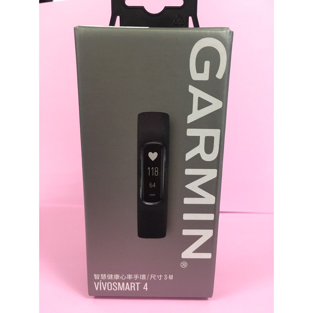 GARMIN VIVOSMART 4 運動/智能手環 S~M (特價78折 僅此一支)曜岩黑