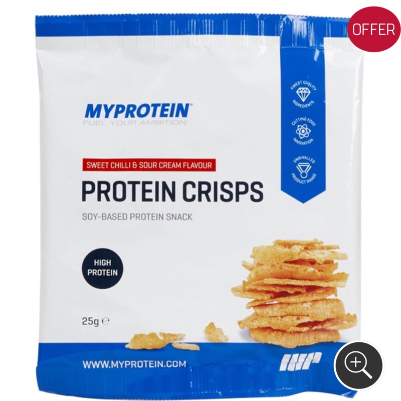 Myprotein 高蛋白薯片 protein crisps 健身人士必吃