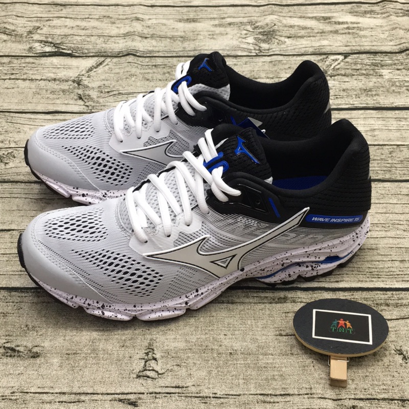 《TNT》MIZUNO WAVE INSPIRE 15 男 內支撐 扁平足 緩震 耐磨 慢跑鞋 J1GC198301