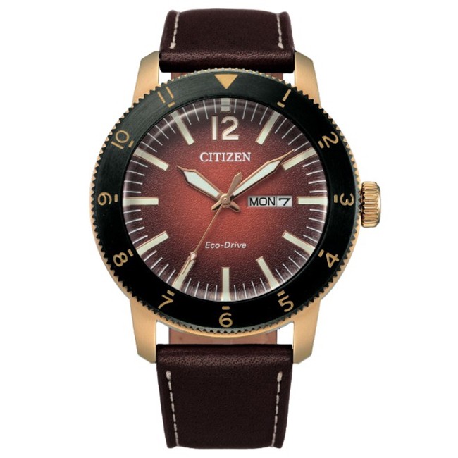 CITIZEN星辰 光動能不銹鋼 男腕錶 (AW0079-13X) 43.5mm