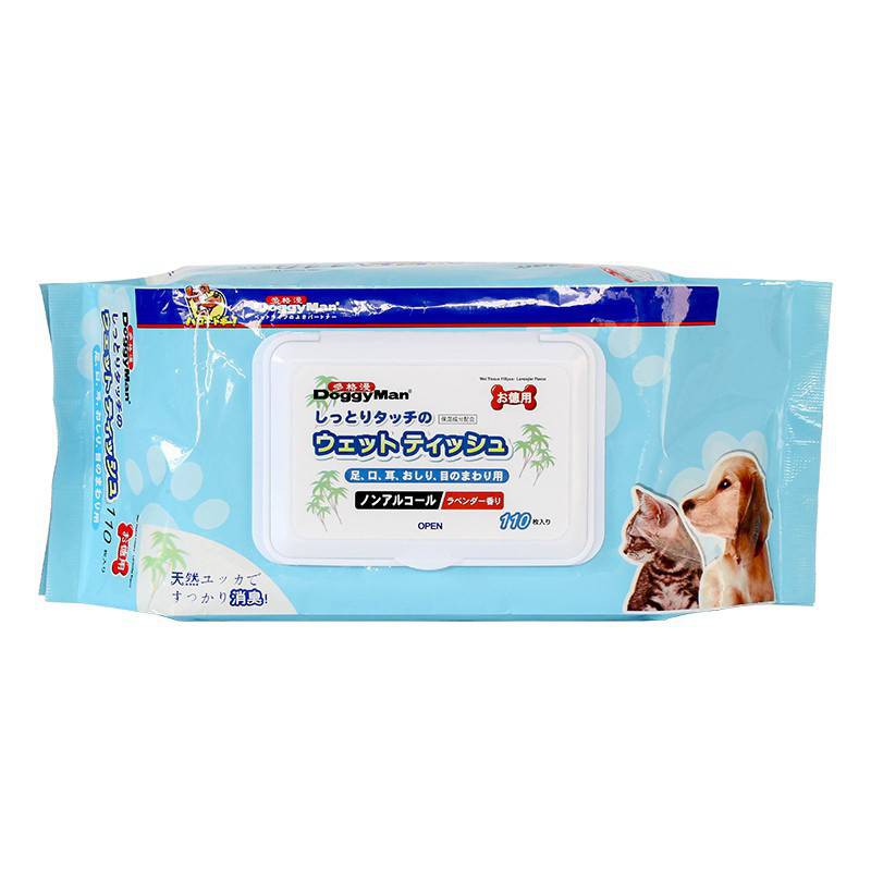 多格漫 DoggyMan 犬貓用濕紙巾 110抽 多格漫 寵物濕紙巾 寵物洗澡紙巾 寵物乾洗澡 貓乾洗澡