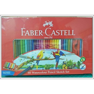 德國進口Faber-Castell輝柏~初學入門紅盒水性色鉛筆[60色]