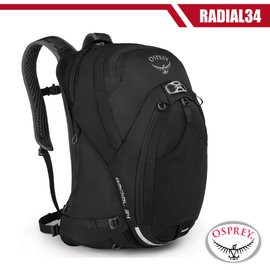 Osprey Radial 34 日用系列後背包/電腦包 登山背包/健行背包 黑