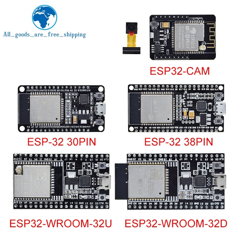 Esp32開發板 WiFi+藍牙超低功耗雙核ESP-32 ESP-32S ESP 32 ESP32 CAM ESP-WR