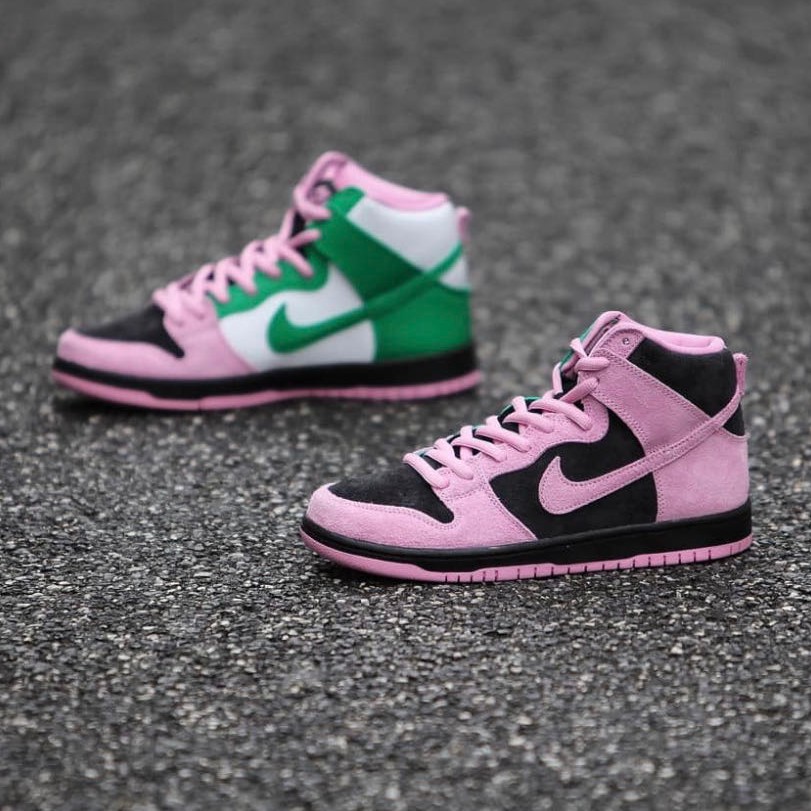 【Focus Store】Nike Sb Dunk High Invert Celtics 黑粉綠 CU7349-001