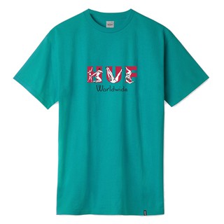 HUF FREAKS TEE BISCAY BLUE 短T 藍綠【A-KAY0 5折】【TS00716BBAY】