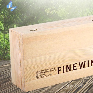 紅酒木箱紅酒盒雙只包裝禮盒紅酒木盒雙只高檔木製酒盒實木紅酒木箱葡萄酒 cnVu 花熙子家