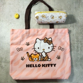 三麗鷗 Sanrio 聯名週邊商品 蛋黃哥 凱蒂貓 筆袋 手提袋 筷架 現貨