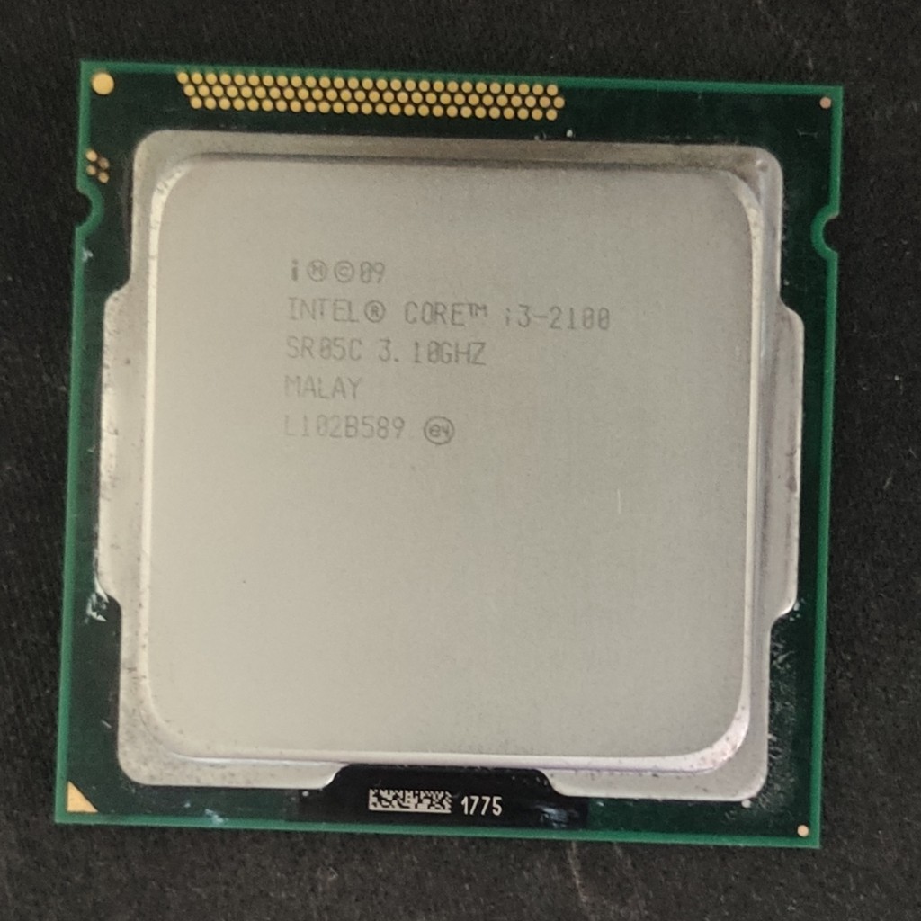 Intel Core™ i3-2100 CPU 正式版 1155腳位 (3.1 GHz / 內顯 / 雙核心) 二手良品