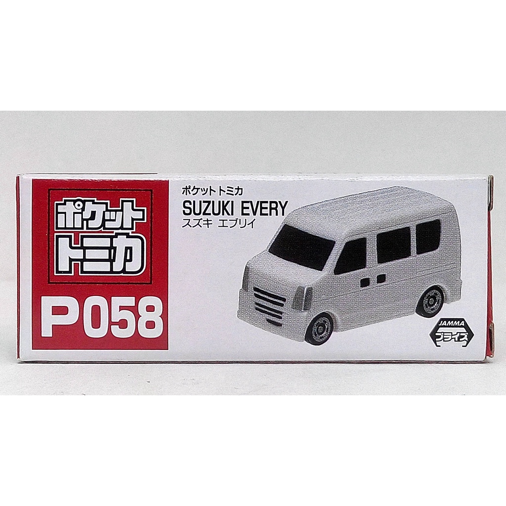 TOMY TOMICA 扭蛋車 P058 鈴木 SUZUKI EVERY 白