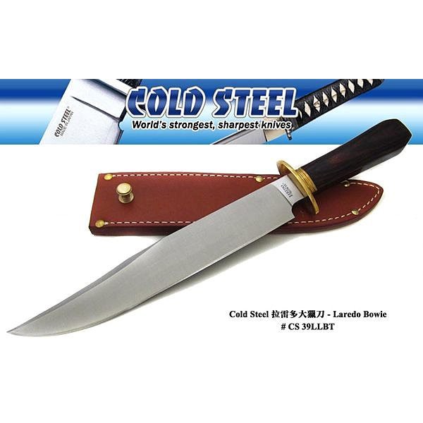 【angel 精品館 】 Cold Steel“拉雷多”大獵刀 Laredo Bowie 39LLBT