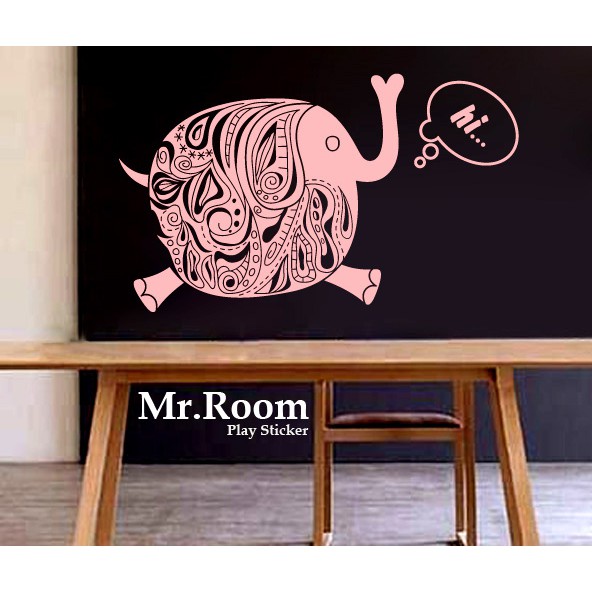 ☆ Mr.Room 空間先生創意 壁貼 小飛象 (CL015) 個性化 無殘膠壁貼 嬰兒房 歡迎客製 卡點西德