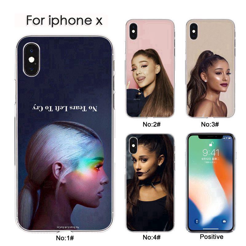 Ariana Grande AG 彩虹甜味劑手機殼適用於 iPhone X XS 11Pro MAX XS MAX 5S