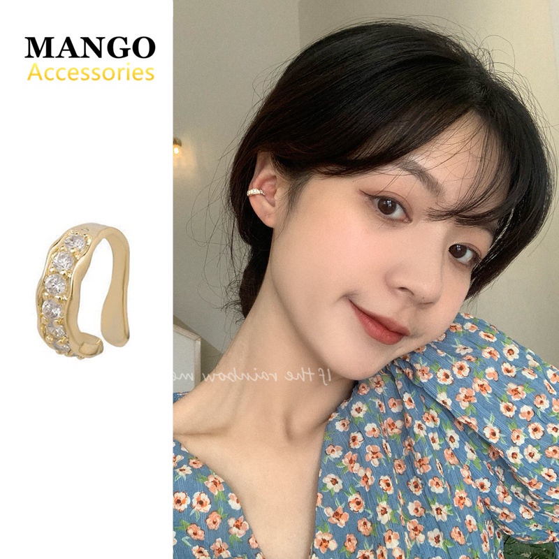 『Mango』法式耳骨環 耳夾 氣質耳骨夾 無耳洞女簡約耳環 小衆夾式耳環 A239