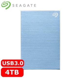 Seagate希捷 One Touch 4TB 2.5吋行動硬碟 冰川藍 (STKZ4000402)原價4088(省58