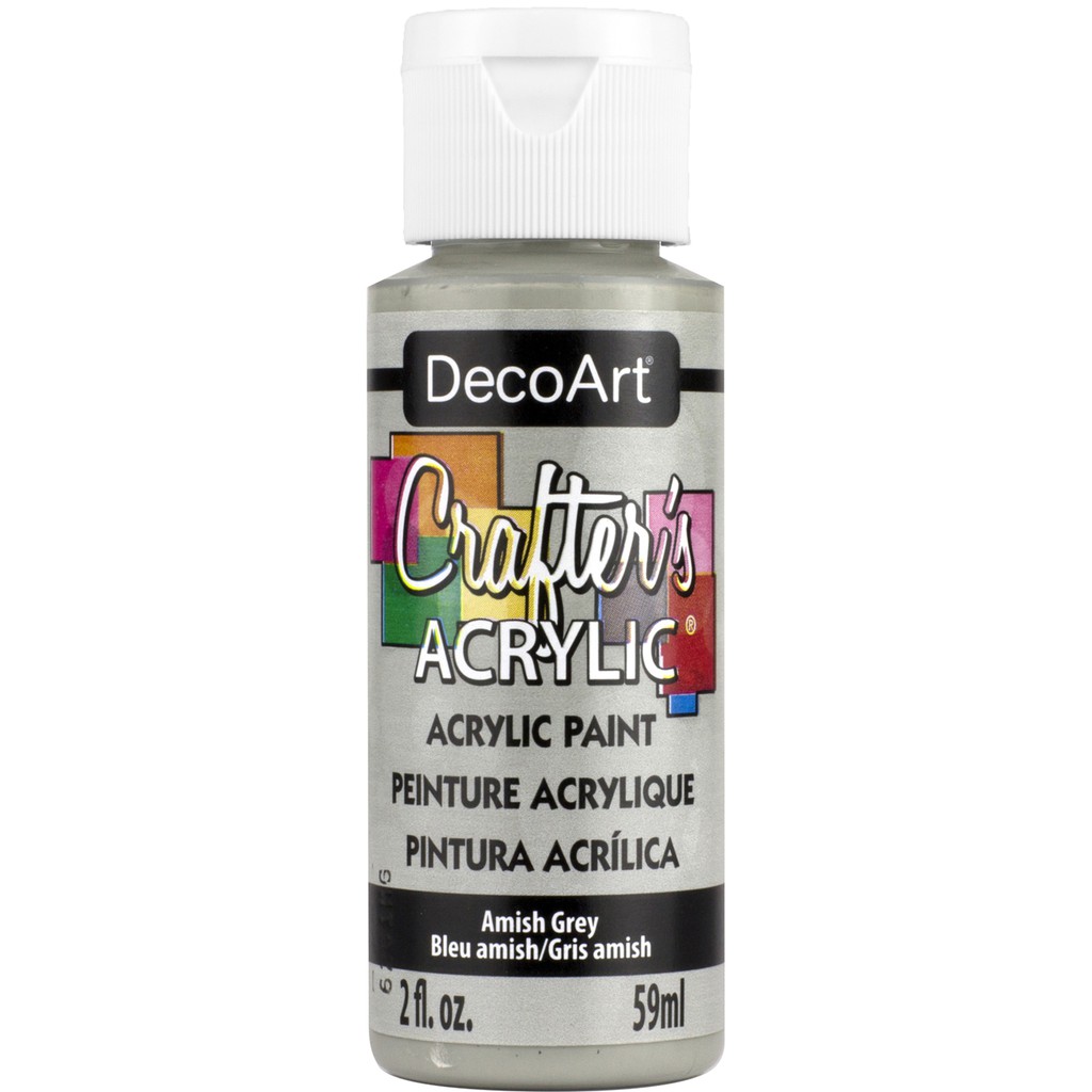 DecoArt 艾美許灰色 Amish Grey 59 ml Crafter's  壓克力顏料 - DCA45 （美國）
