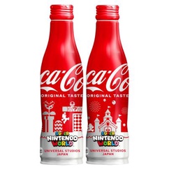#悠西將# 日本 可口可樂 任天堂 可樂收藏紀念瓶 馬力歐 瑪莉歐 mario 瑪利 兄弟 瑪利歐 鋁罐 可樂蒐集 馬利