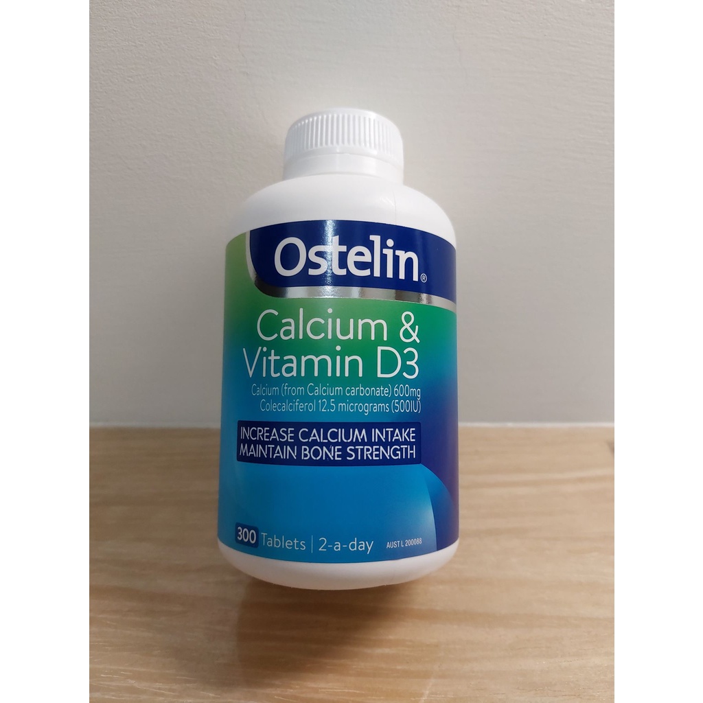 澳洲Ostelin 成人鈣加維生素D3（300顆）