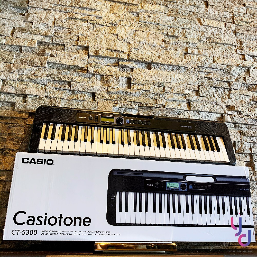 現貨免運 贈高階延音踏板 Casio CT-S300 S300 61鍵 手提式 電子琴 入門 力度感應 公司貨 保固一年