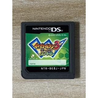 🌸老吉科🍀 日本任天堂日版正版 NDS DS 中古 遊戲片 閃電十一人3 邁向世界的挑戰 閃光版 裸卡 卡帶 卡匣