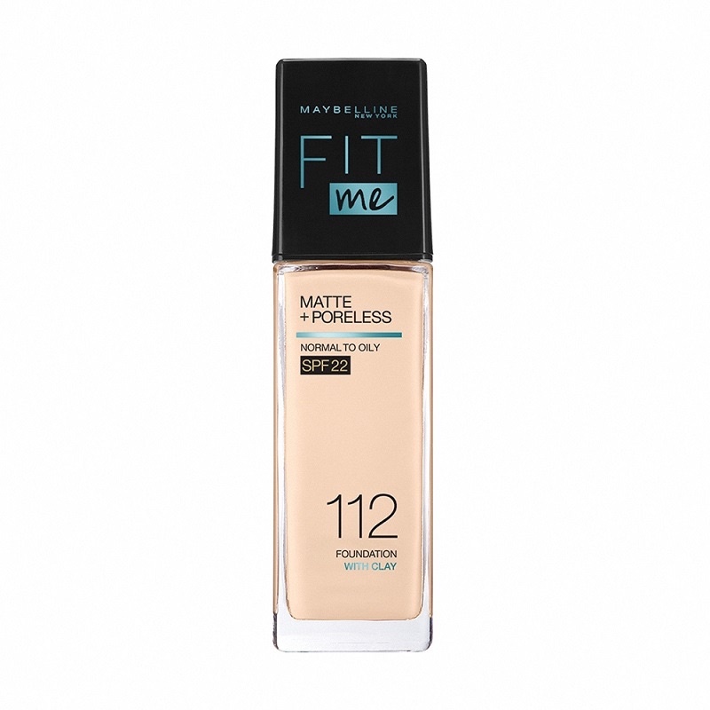 全新 MAYBELLINE 媚比琳 FIT ME反孔特霧粉底液 色號112