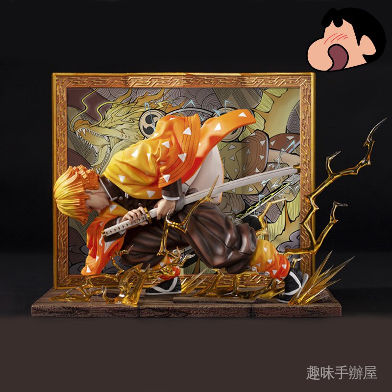 小新gk私人訂製tn鬼滅之刃我妻善逸霹靂一閃雷之呼吸手辦優質日本 蝦皮購物