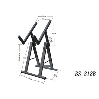 【六絃樂器】全新 Stander BS-318B 音箱架 喇叭架 / 現貨特價