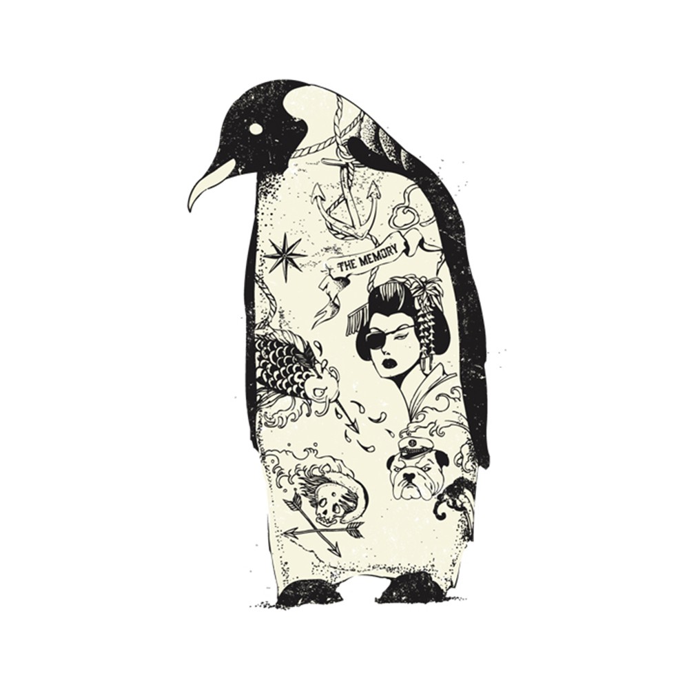 Dottinghill The Penguin紋身貼紙