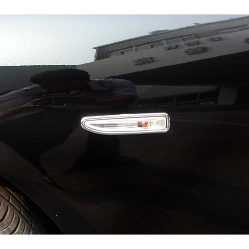 《※金螃蟹※》寶馬 BMW 7 E65 2005~2009年 系列 鍍鉻 側燈框