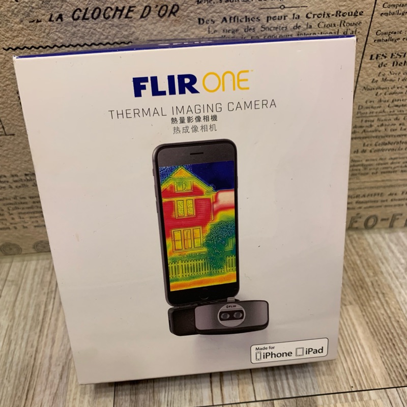 FLIR ONE  for iOS 紅外線熱像儀 熱感應相機 熱成像 測溫 雙鏡頭 工程抓漏  二手