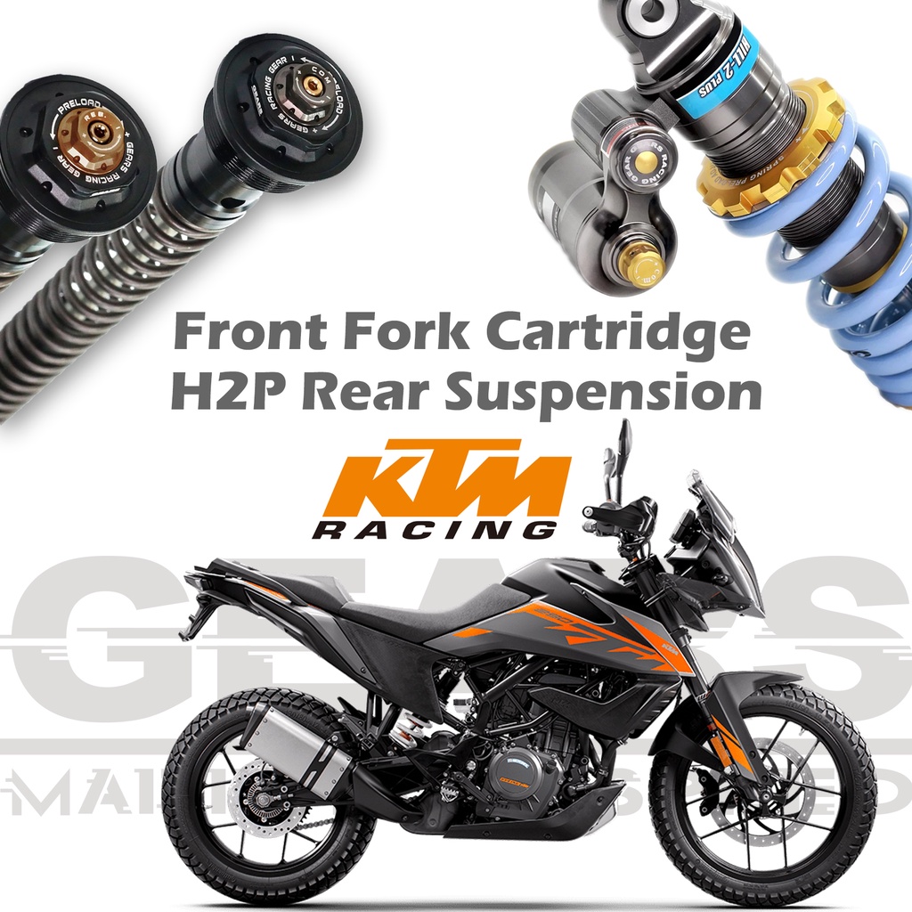 【GEARS集亞】KTM ADVENTURE 390 前叉阻尼系統雙內管匣 倒叉/H2P後避震器