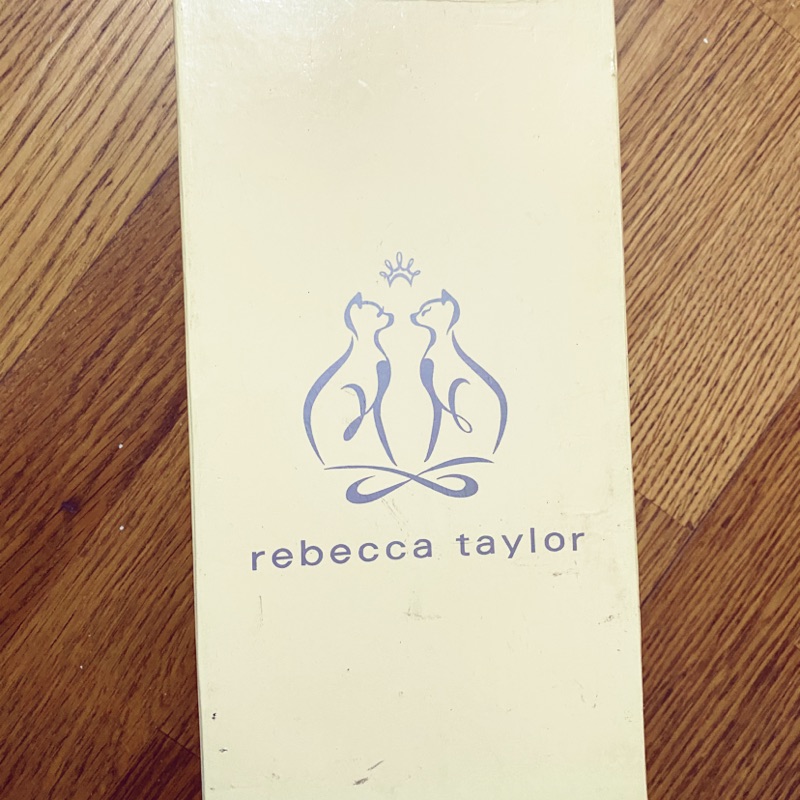 二手｜Rebecca Taylor 咖啡色仿蛇皮楔型高跟鞋