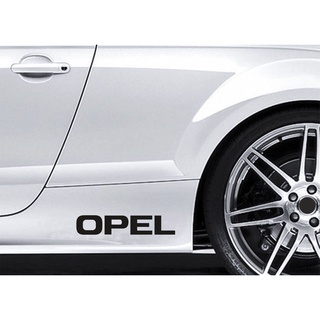 2pcs / 對 2x 側裙貼紙適合 Opel Premium Car Premium Car Decals BL70