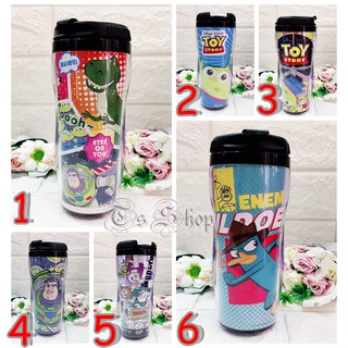 【Ts Shop】迪士尼 玩具總動員 毛怪 泰瑞 隨手杯 隨行杯 曲線瓶 保溫杯 環保杯 外出杯 密封杯 水杯 聖誕禮物
