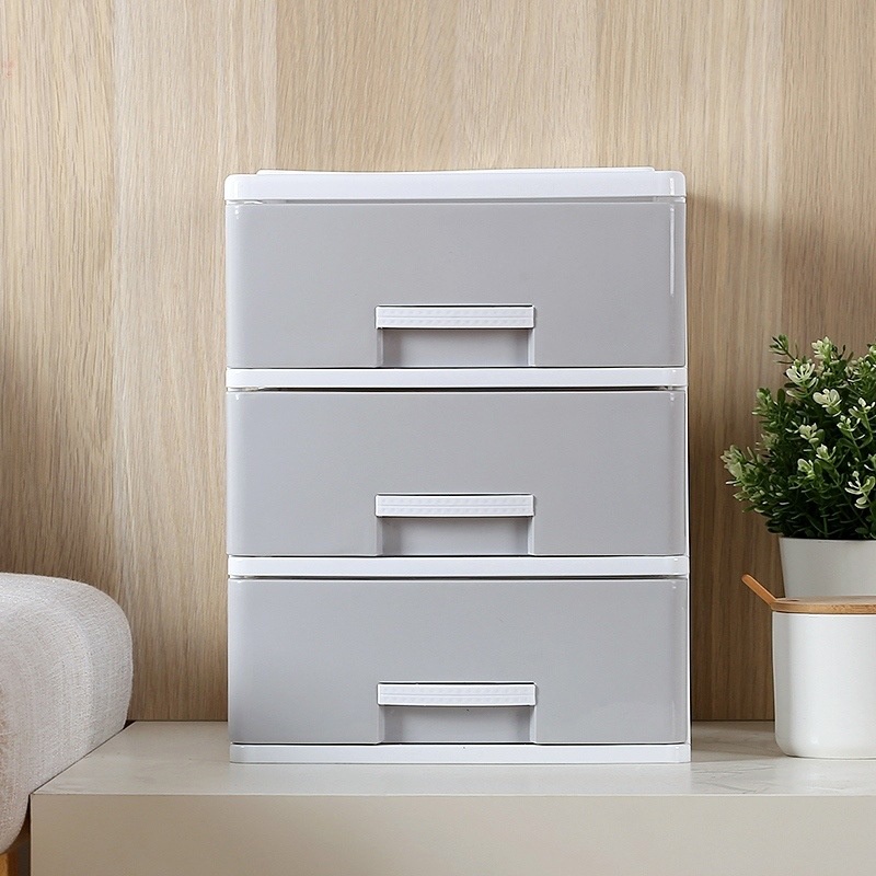 三層收納櫃雜物辦公室小抽屜桌面收納盒置物架小型雙層整理盒櫃子 KX6V